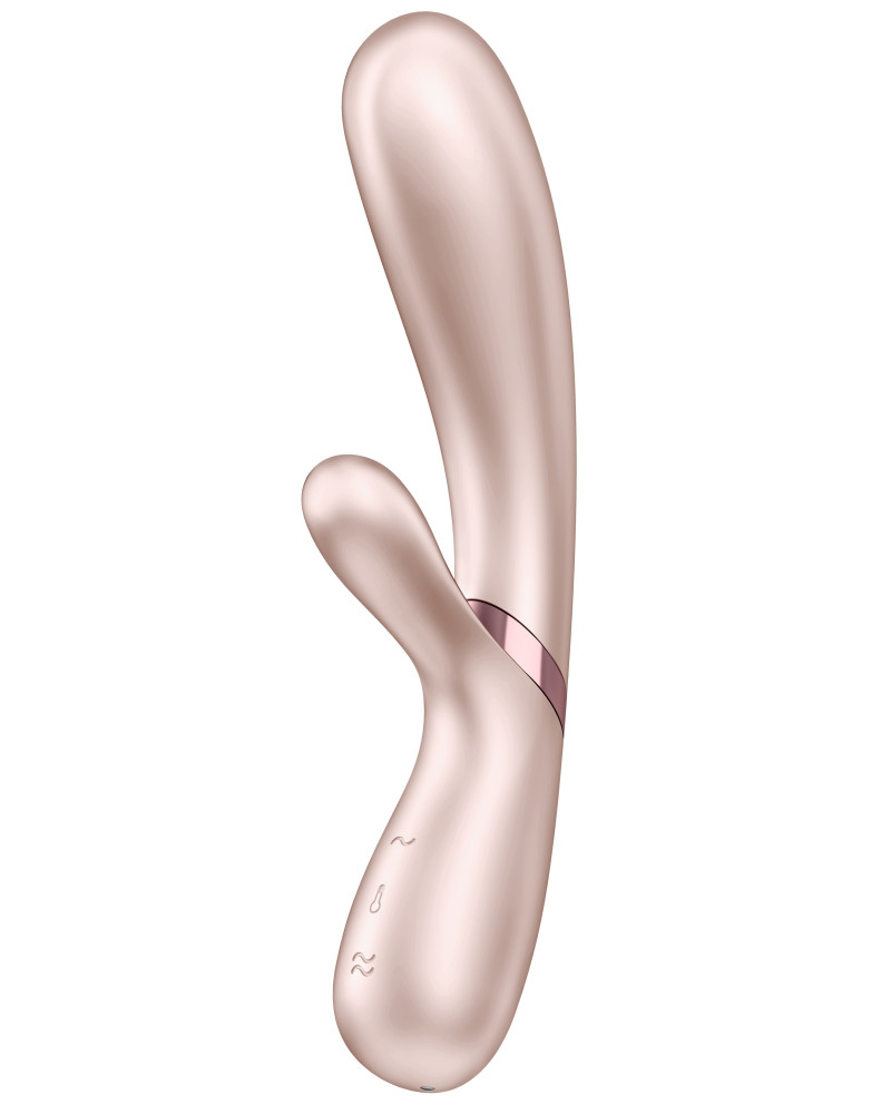 Vibro Rabbit connecté Hot Lover Satisfyer 20 x 3cm Silver 