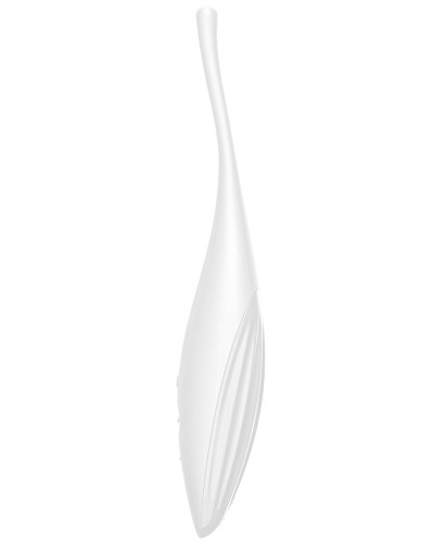 Stimulateur Twirling Joy Satisfyer 17cm Blanc 