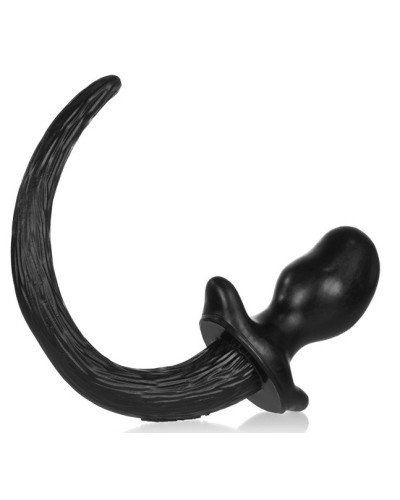 Plug Queue Puppy Tail Pug 8 x 4.4cm Noir 