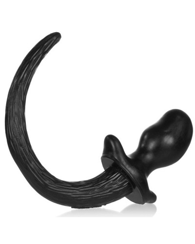 Plug Queue Puppy Tail Beagle 9.5 x 5cm Noir 