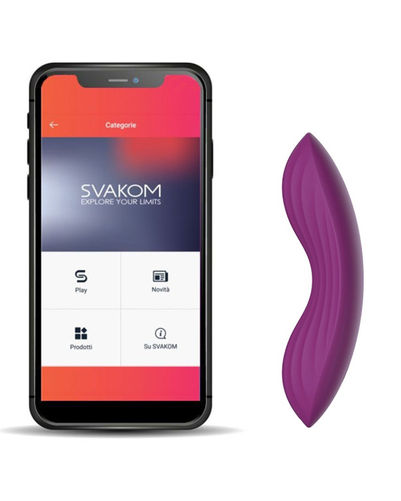 Stimulateur de clitoris connecté Edeny Violet 