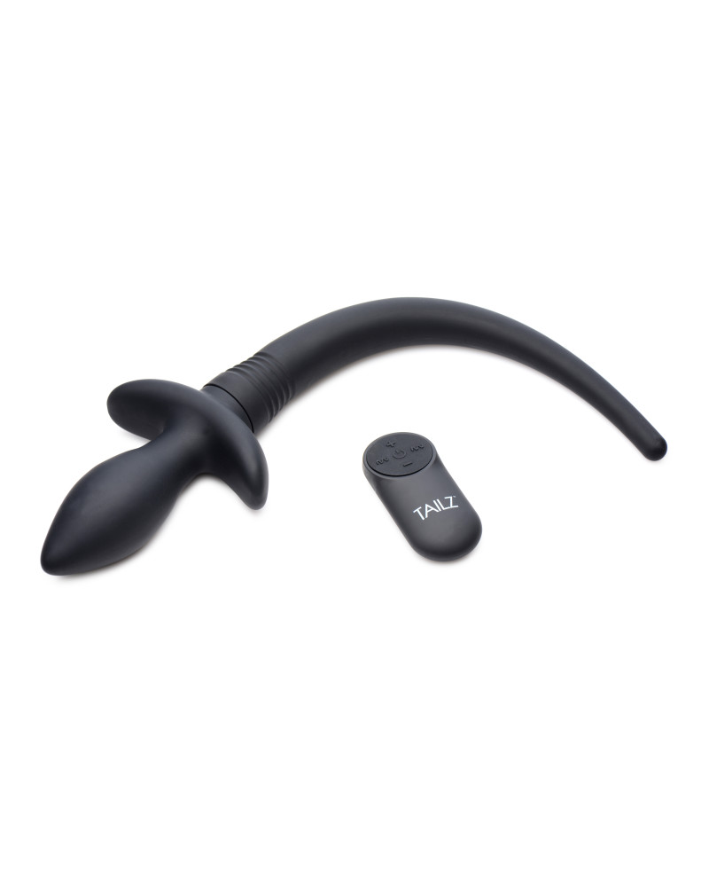 Plug Queue de chien vibrante Waggerz 9 x 3.8cm - Queue 25cm 
