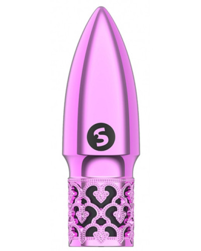 Mini stimulateur de clitoris Glitter 7cm Rose 