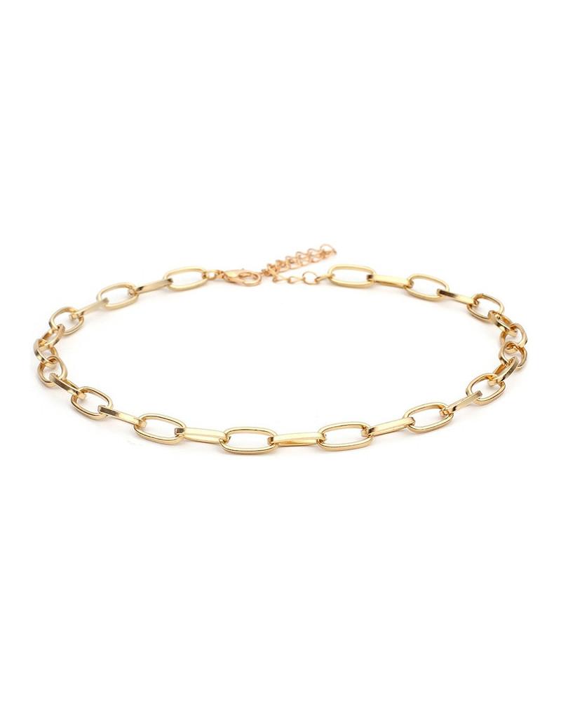 Ras de cou Hollow Ring doré 