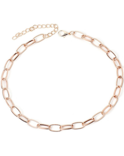 Ras de cou Hollow Ring Rose 