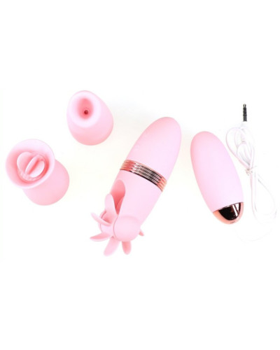 Kit Stimulation de clitoris Lilo Magic 3 embouts 