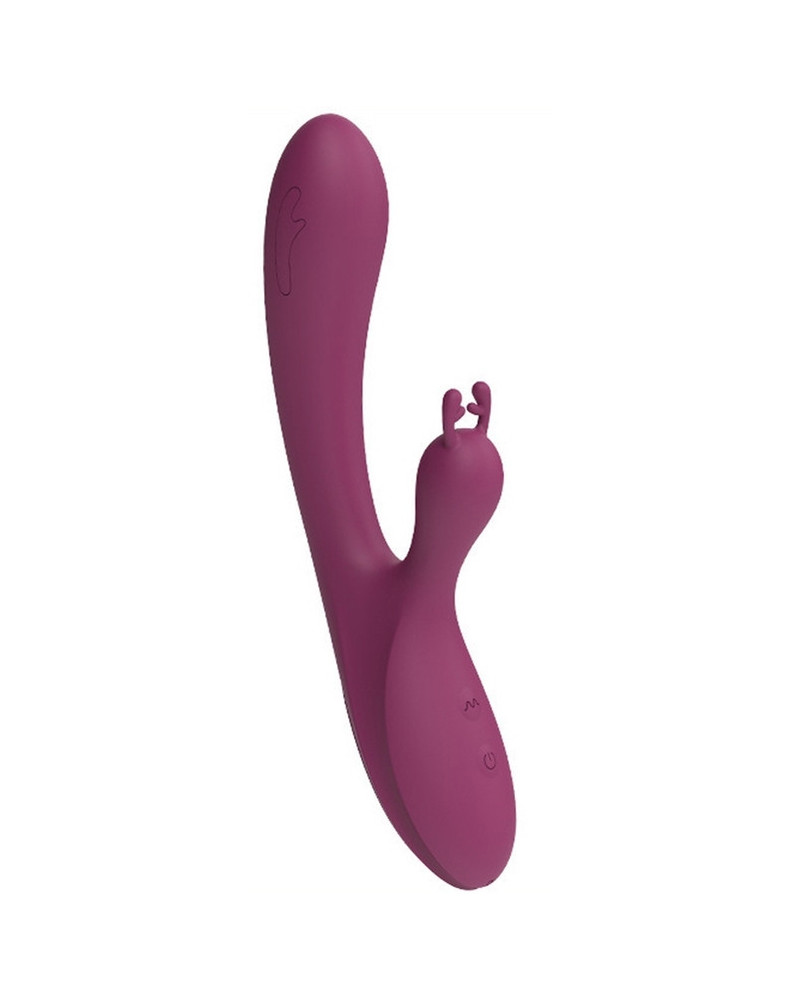 Vibro Rabbit Deer Jack 23cm Violet 
