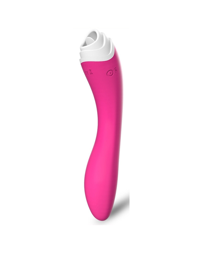 Stimulateur de clitoris et Point G Licky 20cm Rose 
