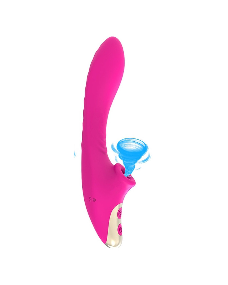 Stimulateur de clitoris et Point G Dudu 20cm Rose 