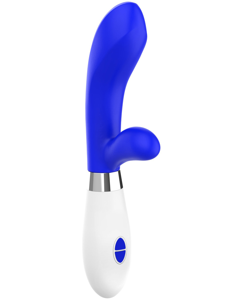 Vibro Rabbit Achilles 20cm Bleu 
