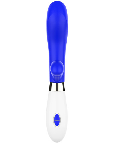 Vibro Rabbit Achilles 20cm Bleu 