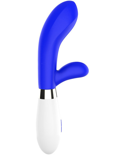 Vibro Rabbit Achilles 20cm Bleu 