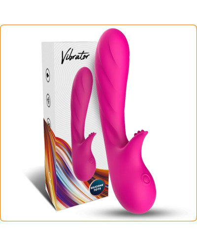 Vibro Rabbit Romance 18cm Rose 