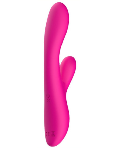 Vibro Rabbit chauffant Spark 22cm Rose 