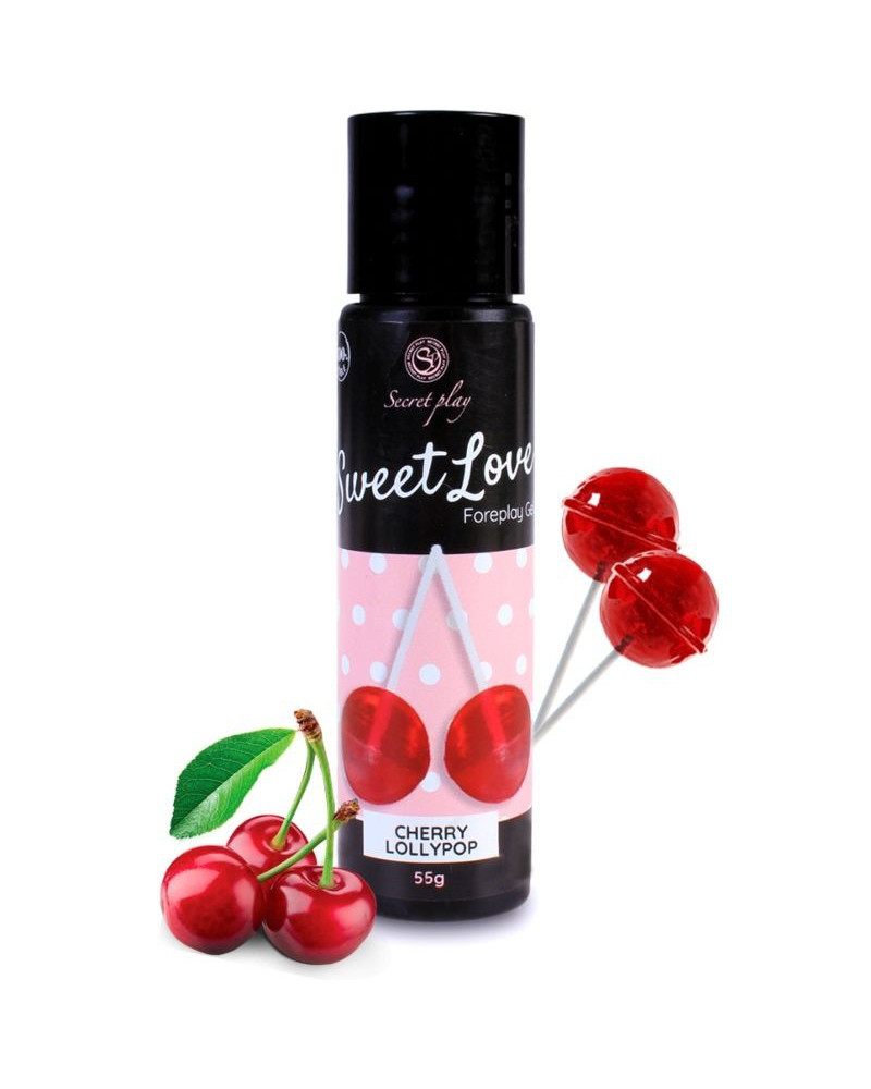 Lubrifiant comestible Sweet Love Cerise 60ml 