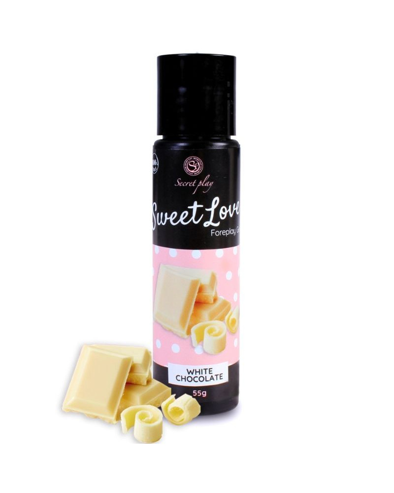 Lubrifiant comestible Sweet Love Chocolat blanc 60ml 