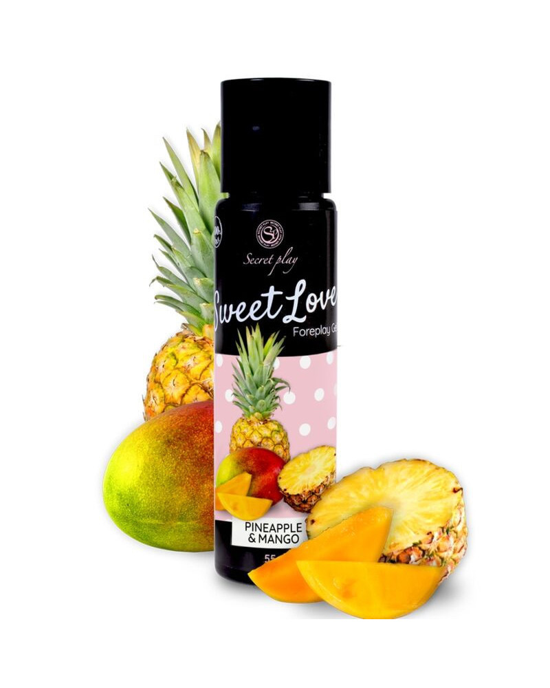 Lubrifiant comestible Sweet Love Ananas-Mangue 60ml 