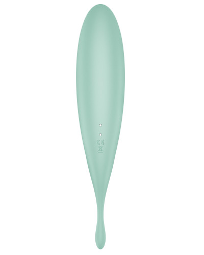 Stimulateur à clitoris connecté Twirling Pro Satisfyer Vert 