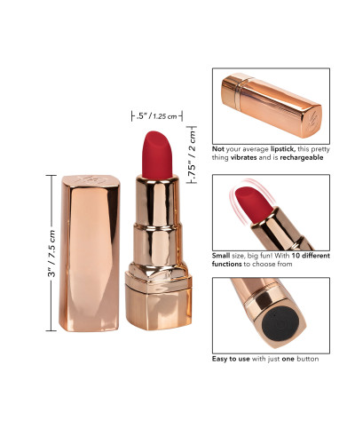Vibro Lipstick 8cm Rouge 