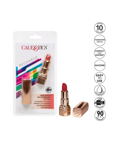 Vibro Lipstick 8cm Rouge 