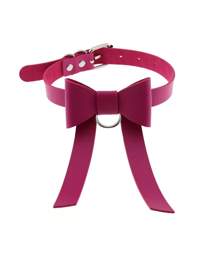 Ras de cou Bow Night Rose 