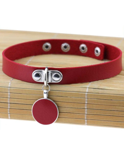 Ras de cou Round Moon Rouge 