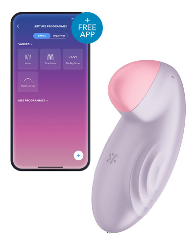 Stimulateur de clitoris connecté Tropical Tip Satisfyer  