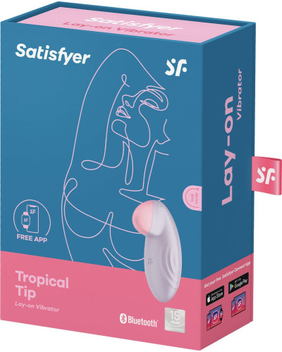 Stimulateur de clitoris connecté Tropical Tip Satisfyer  