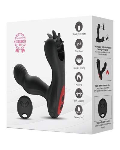 Double stimulateur Clit Rolling 10 x 3cm 