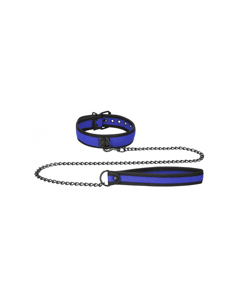 Collier Néoprène Ouch Puppy Bleu 