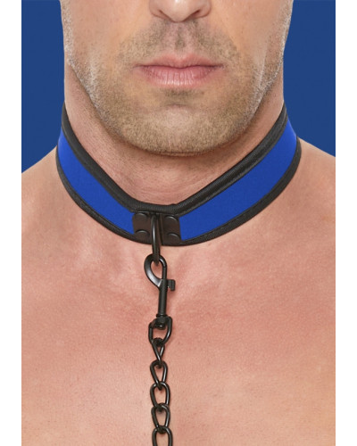 Collier Néoprène Ouch Puppy Bleu 