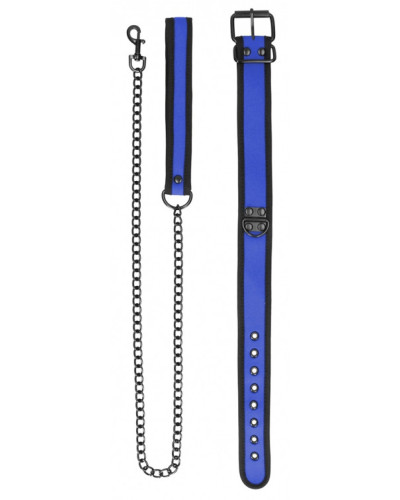 Collier Néoprène Ouch Puppy Bleu 