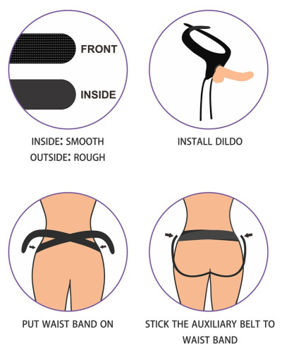 Gode ceinture Easy Strapon 17.5 x 5cm 