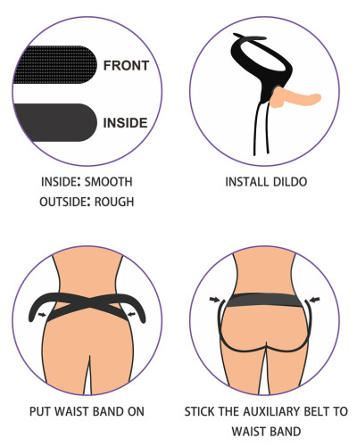 Gode ceinture Easy Strapon 15 x 4 cm 