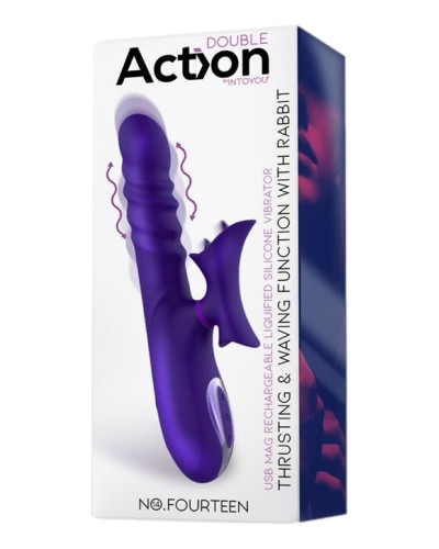 Vibro Rabbit Thrusty Wave Action 26cm 