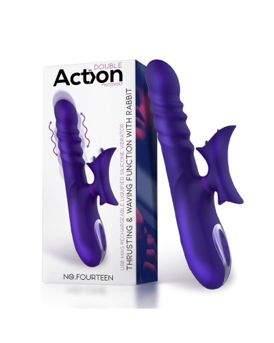 Vibro Rabbit Thrusty Wave Action 26cm 