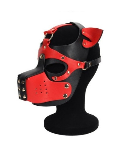 Masque Puppy Dog Ixo Noir-Rouge 