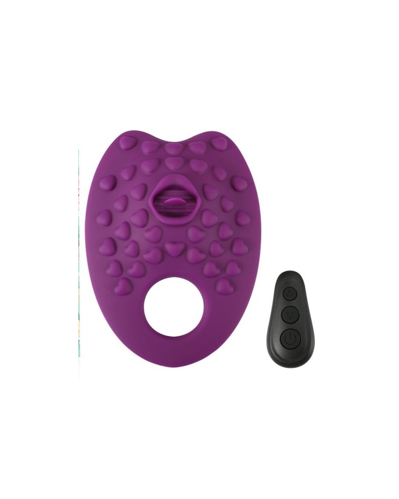 Coussin vibrant avec langue Grind Ring Violet 