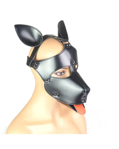 Masque Tête de chien Dog Fun Noir 