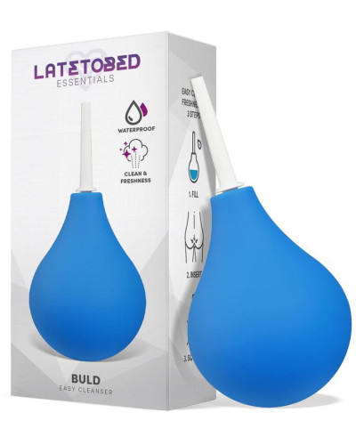 Poire de lavement Buld Easy Bleue 
