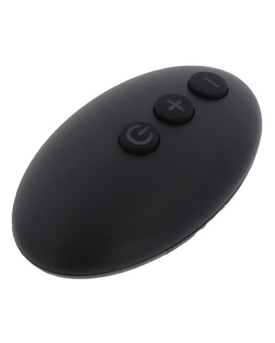 Plug Vibrant Queue de Chien Wiggle Tail 9 x 4cm Noir 