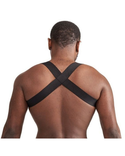 Harnais élastique X-Back Noir-Bleu 
