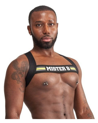 Harnais élastique X-Back Noir-Jaune 