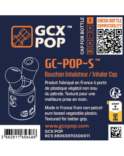 Bouchon Diffuseur précis d'Arôme GC-POP™ Taille S 