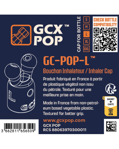 Bouchon Diffuseur précis d'Arôme GC-POP™ Taille L 