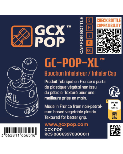 Bouchon Diffuseur précis d'Arôme GC-POP™ Taille XL 