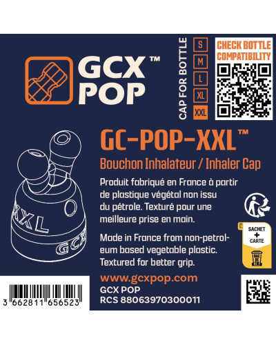 Bouchon Diffuseur précis d'Arôme GC-POP™ Taille XXL 