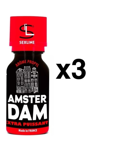 AMSTERDAM Extra Puissant 15ml x3 