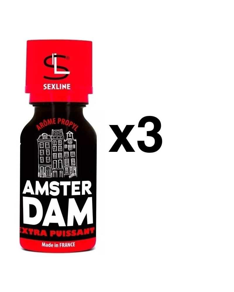 AMSTERDAM Extra Puissant 15ml x3 