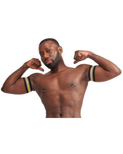 Brassards Biceps Urban Club Jaune x2 